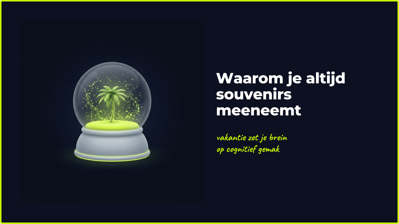 waarom kopen we souvenirs