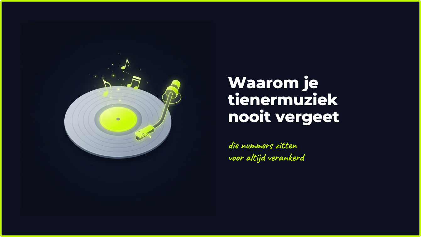 muziek uit je tienerjaren