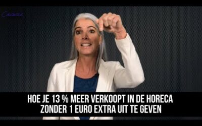 Hoe je 13% meer verkoopt in de horeca zonder 1 euro extra te investeren