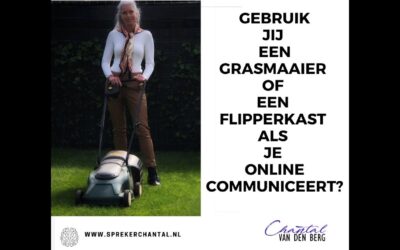 Gebruik jij een flipperkast of een grasmaaier als je online communiceert?
