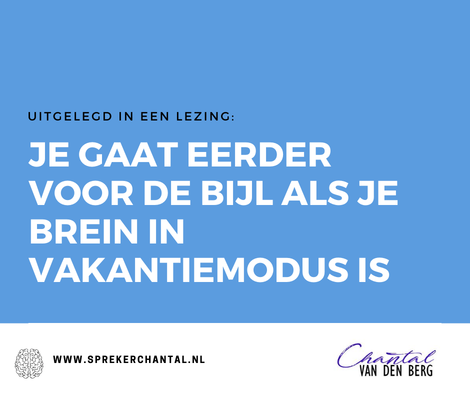 Wat je brein op vakantie anders doet dan thuis Chantal