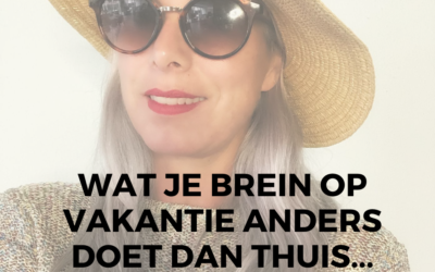 Wat je brein op vakantie anders doet dan thuis