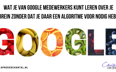 Wat je van google medewerkers kunt leren over je brein zonder dat je daar een algoritme voor nodig hebt