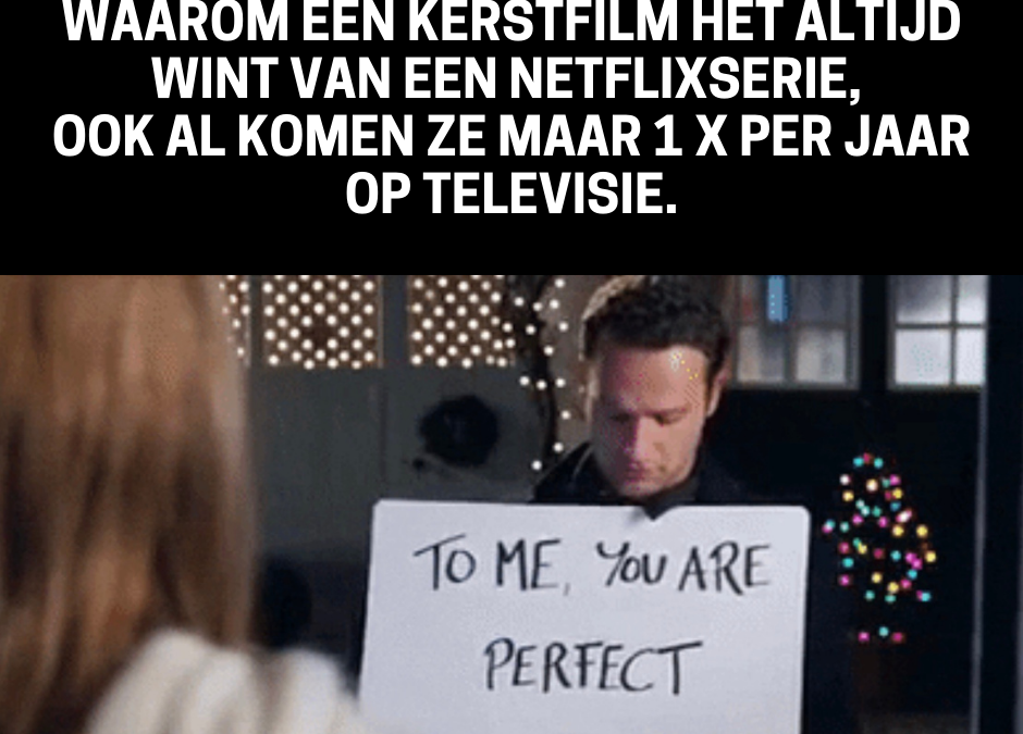 Waarom een kerstfilm het altijd wint van een netflixserie volgens je brein